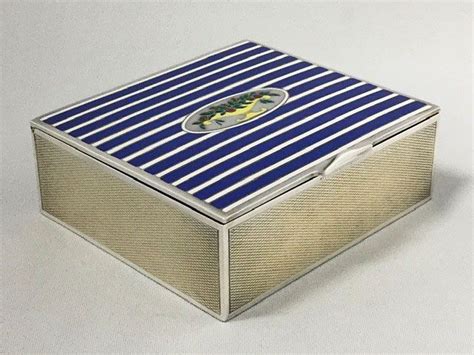 Dunhill silver box